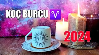 KOÇ BURCU 2024 YILI KAHVE FALI ♈☕ SENİ DEĞİŞTİRİP GÜZELLEŞTİRECEK BİR YIL 🎉 KOÇ BURCU 2024 YORUMU [upl. by Yllas]