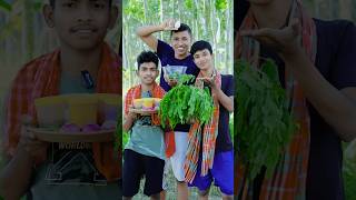 Moringa Leaves Snacks Recipe  Bengali Traditional Sojne Pata Pakora shortvideo [upl. by Ormand]