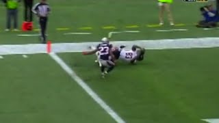 Bears Martellus Bennett Makes Great TD Catch While Getting Yanked to the Ground [upl. by Leksehc]