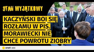 Kaczyński boi się rozłamu w PiS Morawiecki nie chce powrotu Ziobry Koalicja ma już swoje TKM [upl. by Efal]