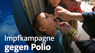 Impfkampagne gegen Polio im Gazastreifen [upl. by Dorn167]