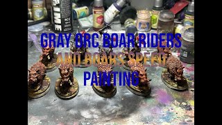 Gray Orcs Part 3 Speed Painting [upl. by Chrissa]