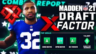 How to Scout and Draft Superstar X Factors in Madden 21 Franchise Drafting Tips [upl. by Odnarb]