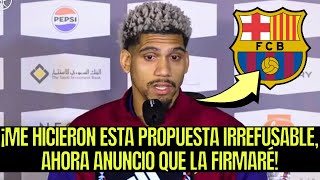 🤯🚨¡OFICIAL ¡MIRA LO QUE DECIDIÓ RONALD ARAÚJO SOBRE SU FUTURO EN EL BARÇA NOTICIAS DEL BARÇA HOY [upl. by Sliwa]