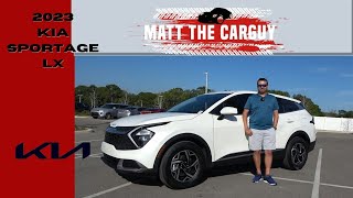 Is the ALL NEW 2023 Kia Sportage LX the best entry level compact SUV Review walk around and drive [upl. by Tuttle]