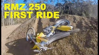 First ride Suzuki RMZ 250 review [upl. by Jeremiah]