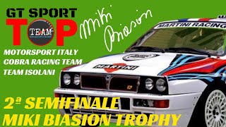 MIKI BIASION TROPHY  2ª SEMIFINALE  GT SPORT TOP TEAM TELECRONACA BILLY amp HACKER [upl. by Eerihs]