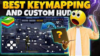 BEST KEYMAPPING for Free Fire New PC Player Bluestacks 5 Easy Custom HUD For Free Fire 💯 [upl. by Blanding]