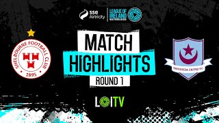 SSE Airtricity Mens Premier Division Round 1  Shelbourne 00 Drogheda United  Highlights [upl. by Essilem]