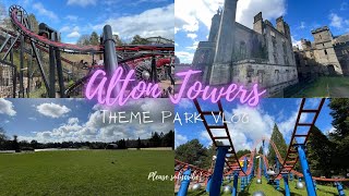 Alton Towers Theme Park Vlog [upl. by Shrier121]