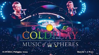 COLDPLAY  BIUTYFUL 20240119 FANCAM MUSIC OF THE SPHERES TOUR  PHILIPPINE ARENA [upl. by Ahsinel39]