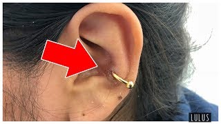 Super Painful Messed Up Conch Piercing [upl. by Deva860]