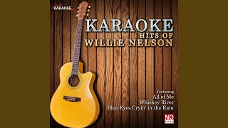 The Partys Over In the Style of Willie Nelson Karaoke Version [upl. by Delores]