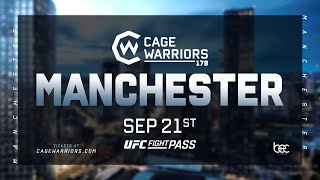 Cage Warriors 178 Prelims  Main Card is LIVE at 1230pm PT EXCLUSIVELY on UFC FIGHT PASS [upl. by Setiram]