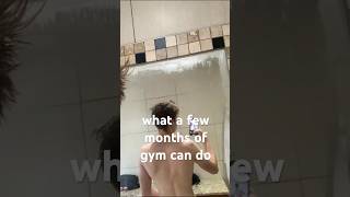 6 month gym transformation natural and realistic [upl. by Norrahc]