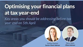 Optimising your financial plans at tax yearend  Netwealth Webinars [upl. by Greenstein351]