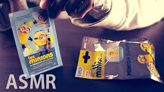 ASMR Unwrapping Minions Cards amp Blind Bags Figures  NO TALKING [upl. by Cesar305]