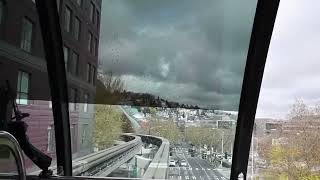 seattle monorail ride to Westlake mall day 2 [upl. by Repsag603]