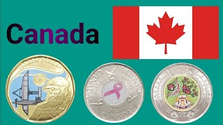 Canada 🇨🇦 Coins Collection [upl. by Liatris]