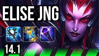 ELISE vs FIDDLESTICKS JNG  67 winrate Comeback Dominating  KR Challenger  141 [upl. by Eenel849]