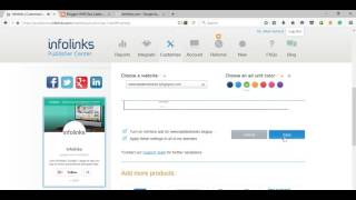 how to enable infolinks inarticle ad in blogger or website [upl. by Rolyak256]