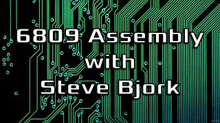 Programming in 6809 Assembly by Steve Bjork  Lesson 11  First program quotmoving a dotquot [upl. by Laroc702]