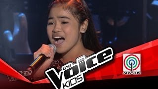 The Voice Kids Philippines Blind Audition quotSomewherequot by Allina [upl. by Talya]