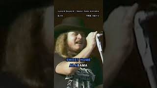 Sweet Home Alabama  LynyrdSkynyrd 1976 LiveMusic SouthernRock Rock 70sMusic Karaoke Lyrics [upl. by Annelise767]