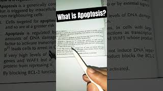 what is apoptosis apoptosis pathwaygeneticsbiologyzoologyshortsfeed shortsviral [upl. by Alduino]