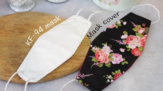 KF94 Surgical Mask Cover Sewing Tutorial  3D Mask Cover [upl. by Eatton497]