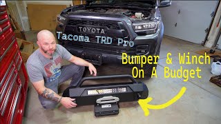 Body Armor HiLine Front Bumper Install On A 3rd Gen Taco TRD Pro The Easy Way [upl. by Ateiluj]