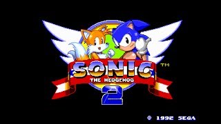 Sonic the Hedgehog 2  Full Playthrough No Commentary [upl. by Anirdna210]