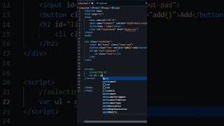 Todo list create in  HTML CSS amp JS  programming share coding htmlcssjavascript python [upl. by Donella539]