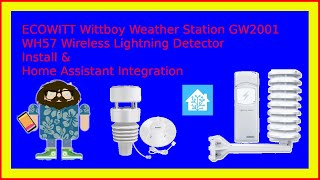 Ecowitt Wittboy Weather Station GW2001 amp WH57 [upl. by Spiers215]