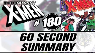 Uncanny XMen  180  60Second Summary  Kitty Pryde Storm Doug Ramsey Professor X  MORE [upl. by Trinee]