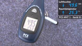 PCEMHT 1 MiniHygroThermometer [upl. by Esenahs]