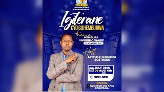 LIVE🔴 MONDAY SERVICE  DAY 2  IGITERANE CYO GUHEMBUKA  HEALING OF SOULS  29072024 [upl. by Ahsyen]