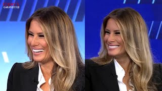 Melania Trump is funny joking and at same time shy as promoting memoir [upl. by Anaugahs816]