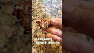 Healthy Parmesan Nuggets for School 🐓 cooking healthyfood [upl. by Ahsead]