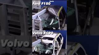 Why are Volvos considered so safe Volvo Vs Audi fordcybertruck volvo audicybertruckcrashtest [upl. by Allesor]