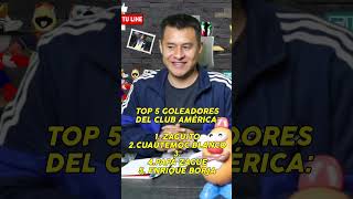 MAXIMOS GOLEADORES DEL CLUB AMÉRICA futbol ligamexicana ligamx [upl. by Elay961]