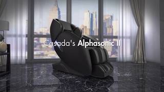 Massagechair Casada AlphaSonic II  Braintronics [upl. by Annaer554]