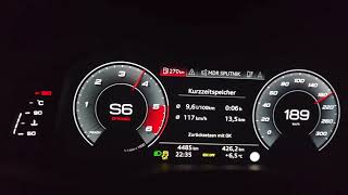 Audi A6 C8 30 TDI 286ps 0250 acceleration [upl. by Aimik]