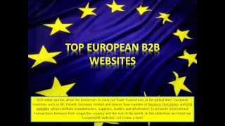 Top European B2B Websites [upl. by Eserahs]