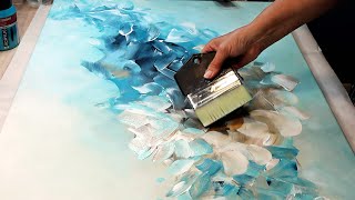 Abstract Painting Challenge  One Brush Endless Creativity [upl. by Colley]