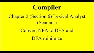 Convert NFA to DFA and DFA minimize [upl. by Asserat793]