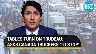 How Trudeau pleaded Canada truckers ‘to stop’ after stir got ‘out of hand’ Similar protest in NZ [upl. by Rafa710]