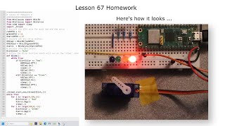 Raspberry Pi Pico W  Lesson 67 Homework Solution [upl. by Mcclees]