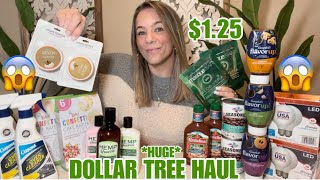 DOLLAR TREE HAUL  HUGE  NEW  AMAZING BRAND NAME FINDS 100 [upl. by Derby]