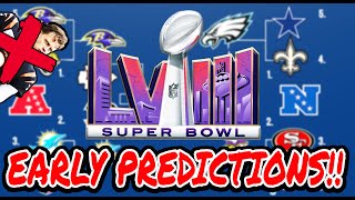 2024 NFL PLAYOFF PREDICTIONS FULL PLAYOFF BRACKETS SUPER BOWL 58 WINNER BURROWS OUT EDITON [upl. by Pilar]